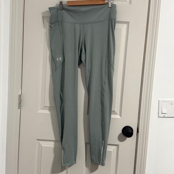 Under Armour Pants - Under Armour Leggings Women XL Tall Launch Tights Activewear Gym Running Workout